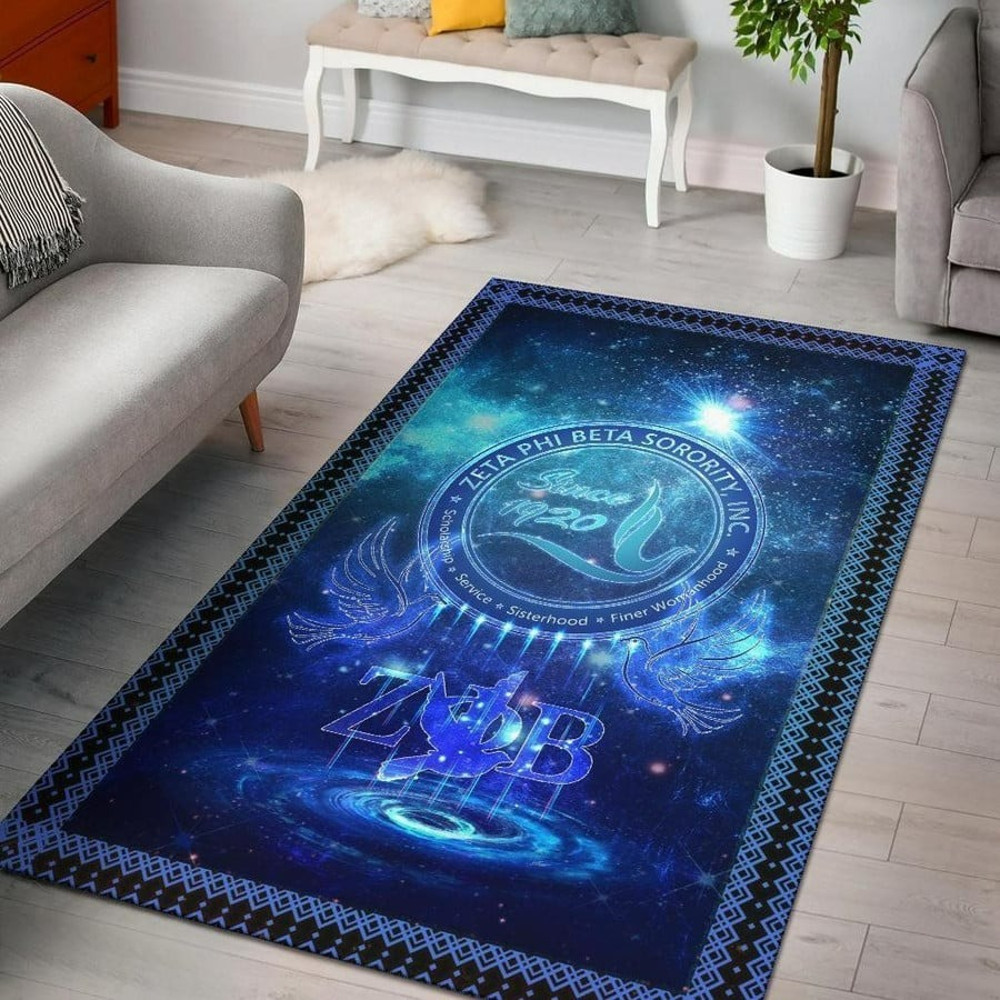 Galaxy Zeta Phi Beta Sorority Area Rug, Africa Area Rugs For Home