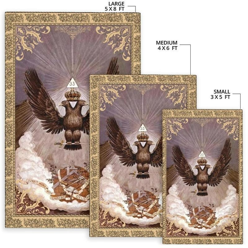 Scottish Rite 33 Area Rug, Africa Area Rugs For Home