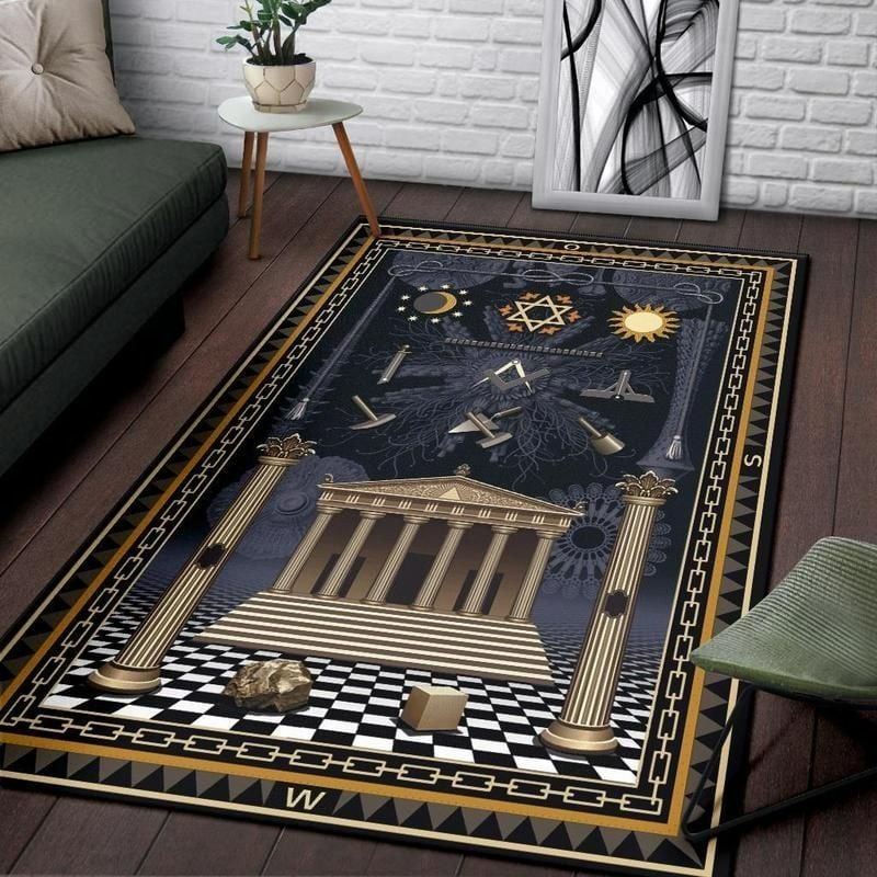 Freemason Princehall Area Rug, Africa Area Rugs For Home