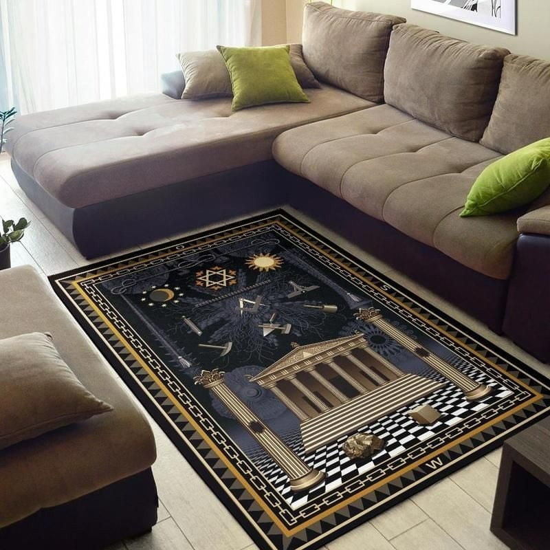 Freemason Princehall Area Rug, Africa Area Rugs For Home