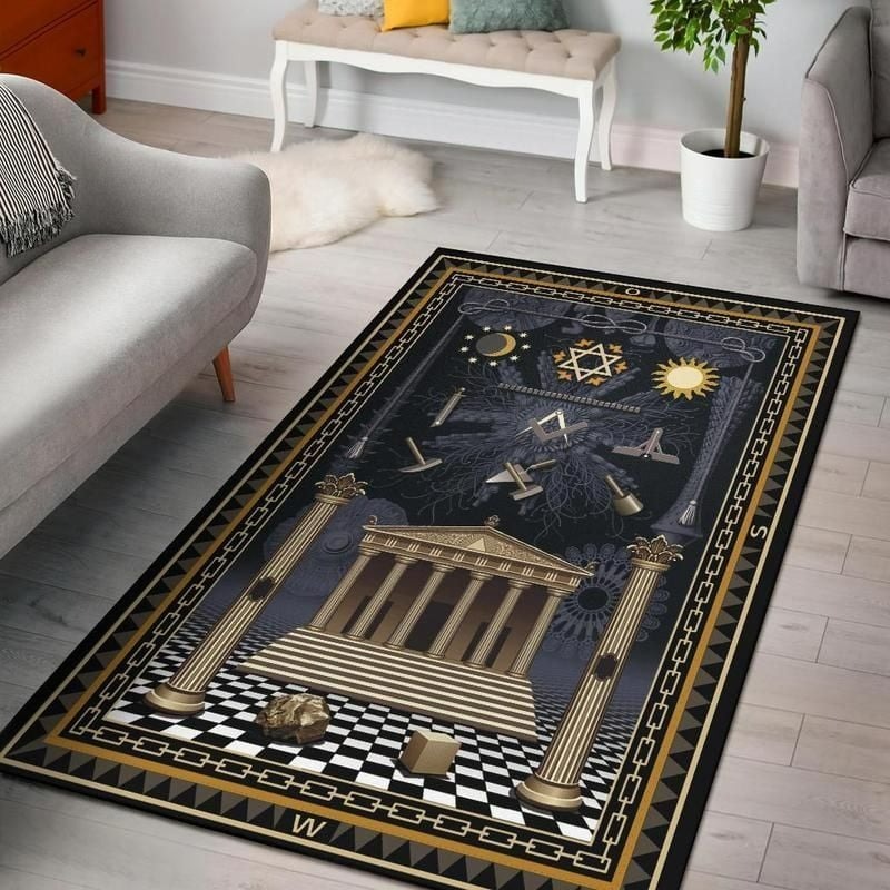 Freemason Princehall Area Rug, Africa Area Rugs For Home