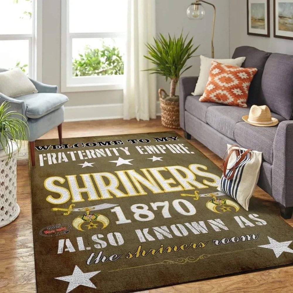 Welcome To The Shriners Room Area Rug, Africa Area Rugs For Home