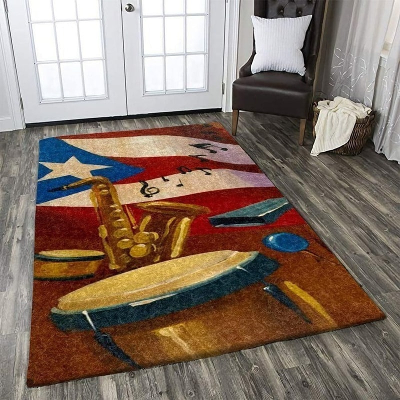 Puerto Rico Country Rug, Africa Area Rugs For Home