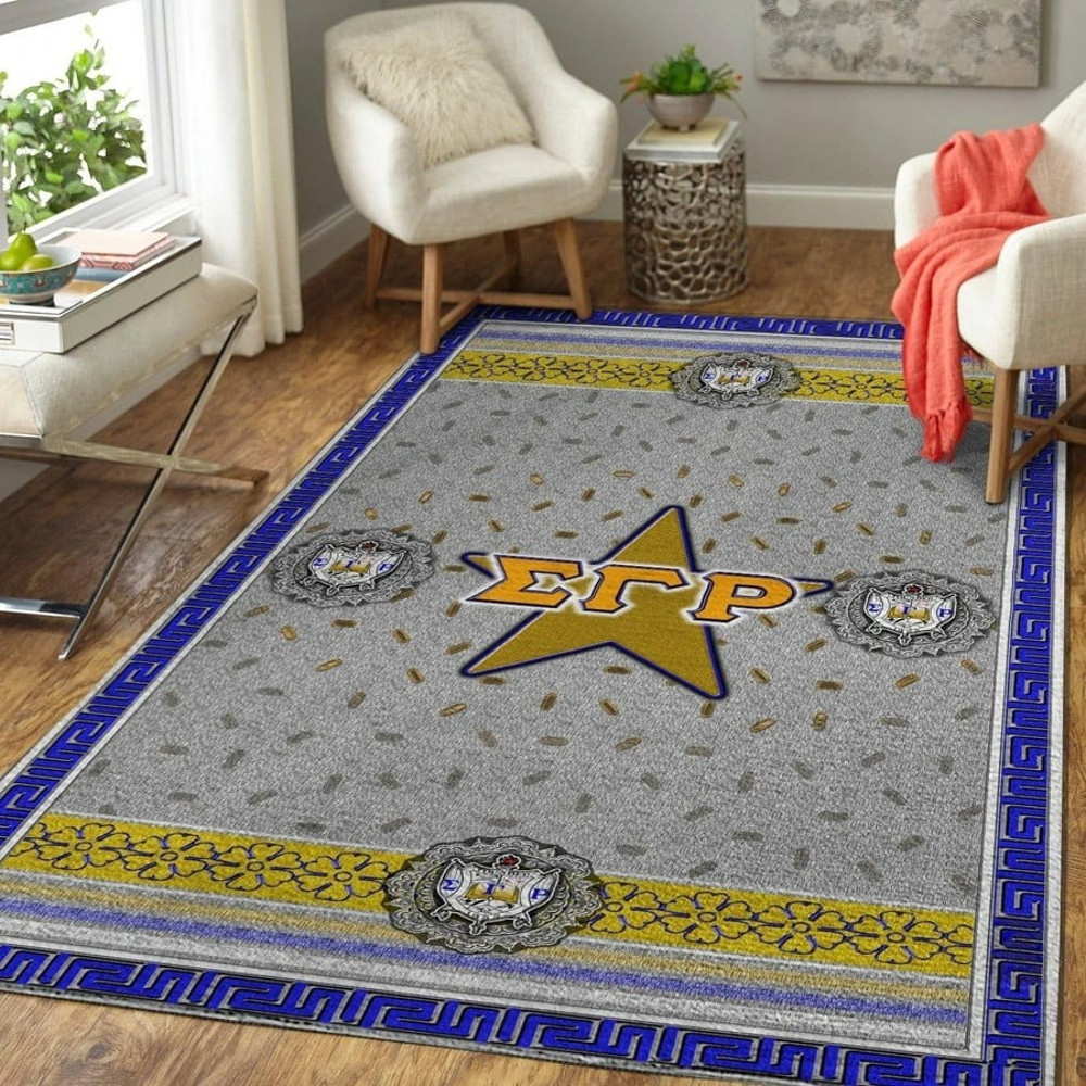 Flower Sigma Gamma Rho, Africa Area Rugs For Home