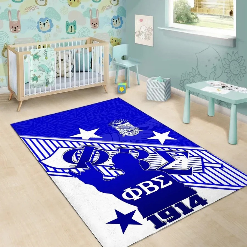 Phi Beta Sigma Crest Style Area Rug, Africa Area Rugs For Home