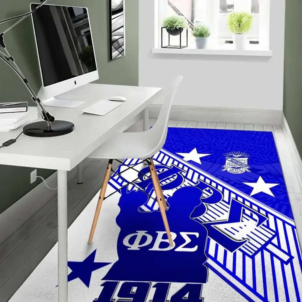 Phi Beta Sigma Crest Style Area Rug, Africa Area Rugs For Home
