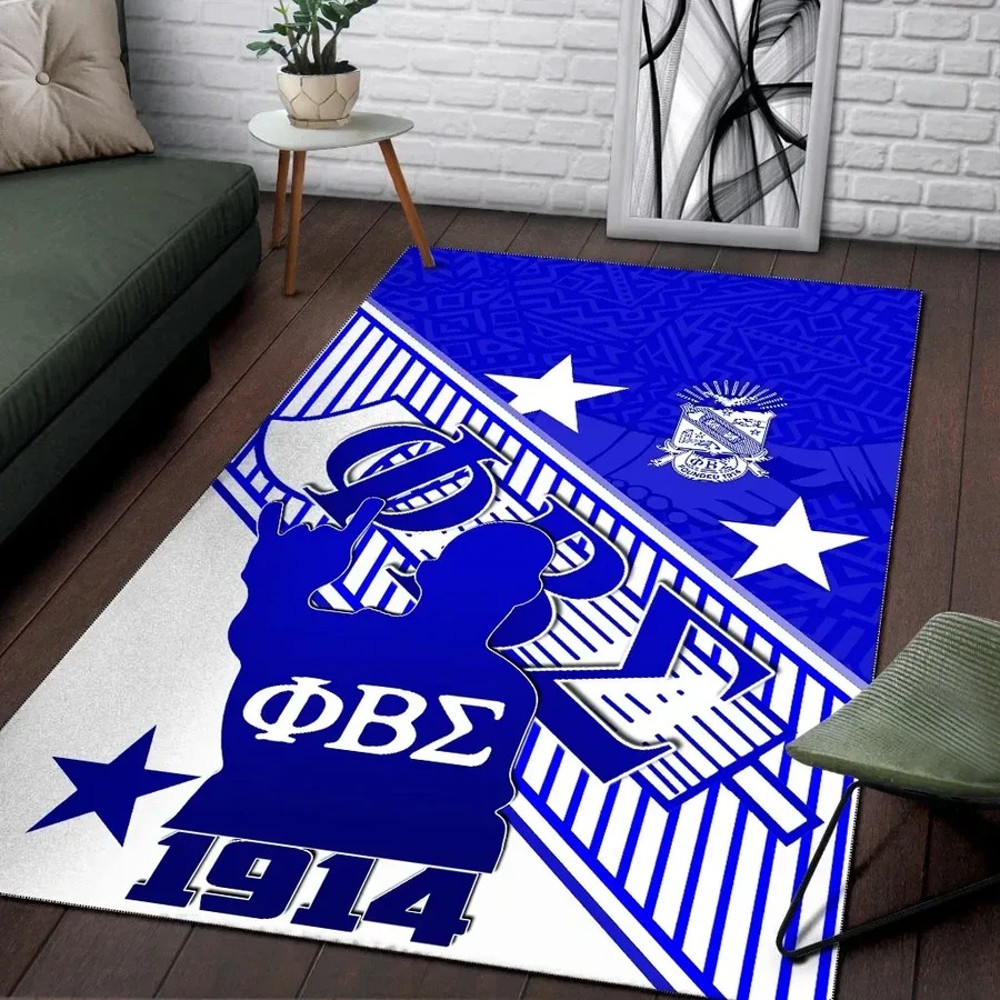 Phi Beta Sigma Crest Style Area Rug, Africa Area Rugs For Home