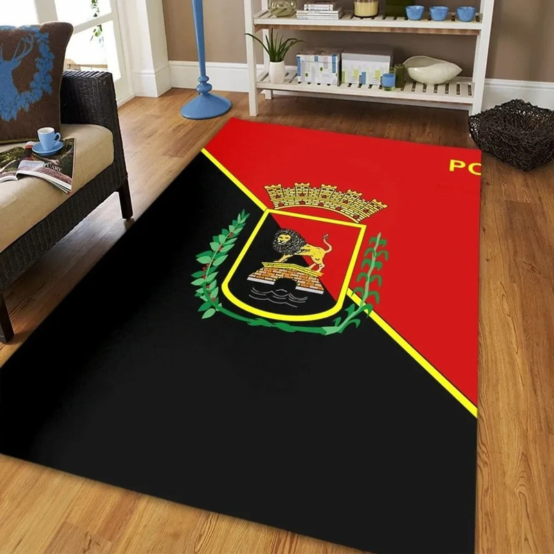 Ponce Flag Area Rug, Africa Area Rugs For Home
