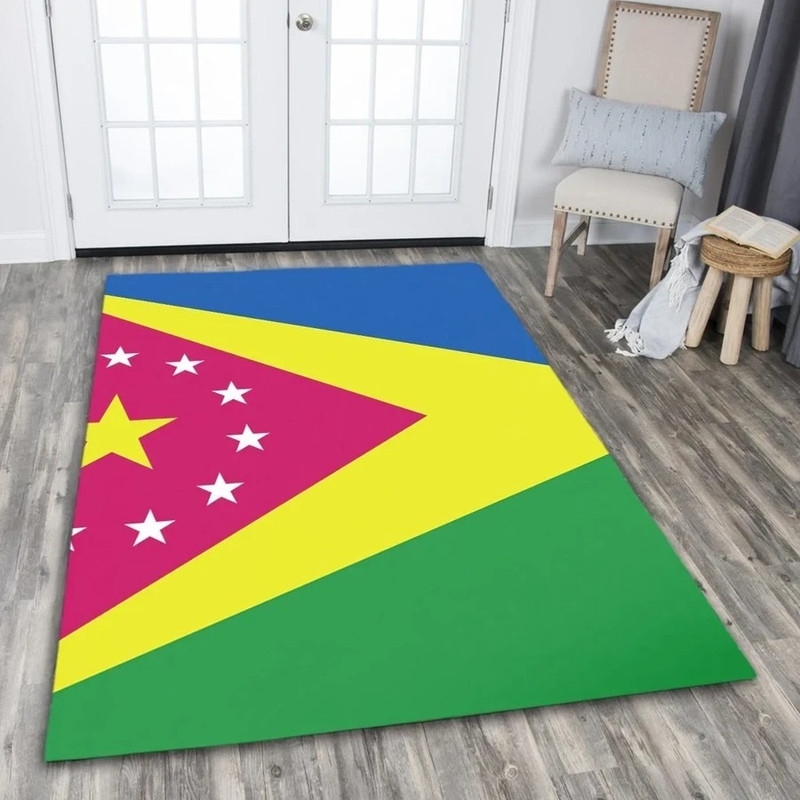 Moca Flag Area Rug, Africa Area Rugs For Home