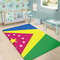 Moca Flag Area Rug, Africa Area Rugs For Home