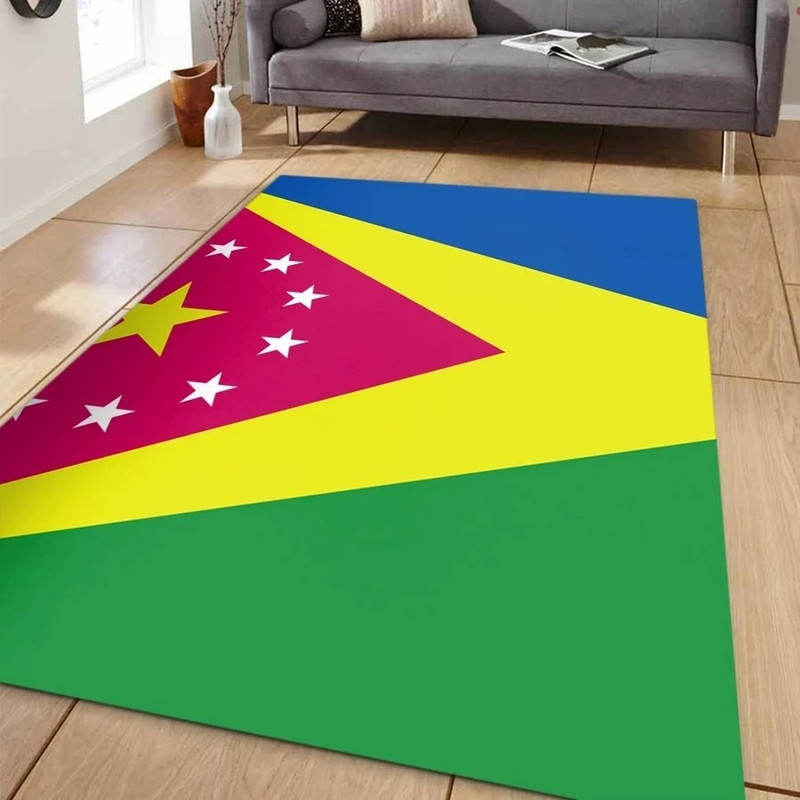 Moca Flag Area Rug, Africa Area Rugs For Home