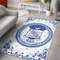 Phi Beta Sigma Floral Patern Area Rug, Africa Area Rugs For Home