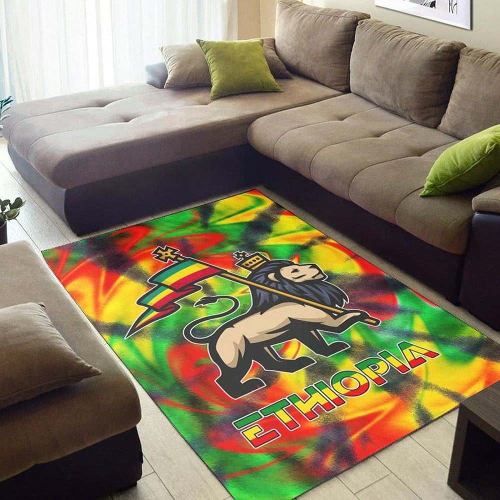 Ethiopia 3D Pattern Area Rug, Africa Area Rugs For Home