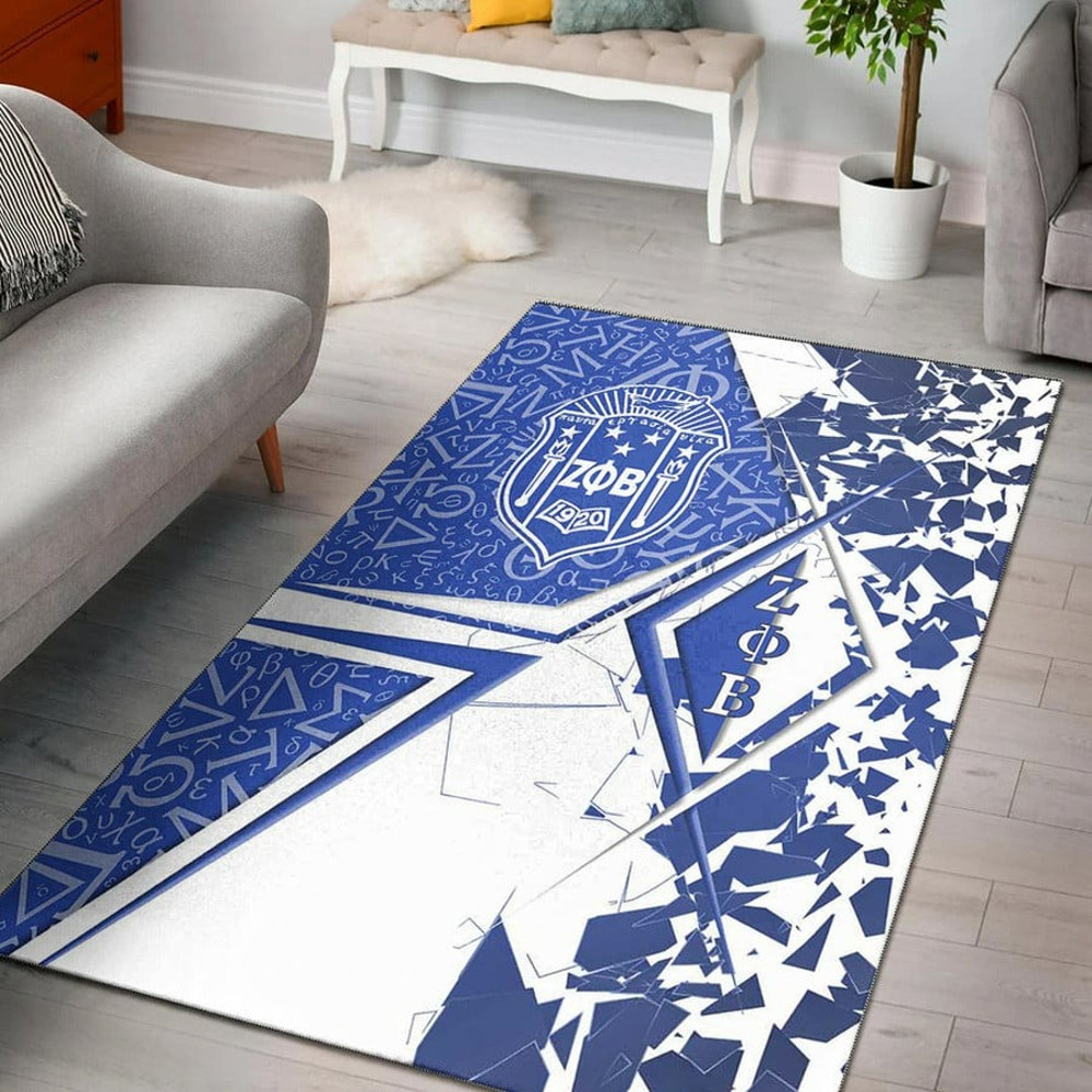 Zeta Phi Beta Legend Area Rug, Africa Area Rugs For Home
