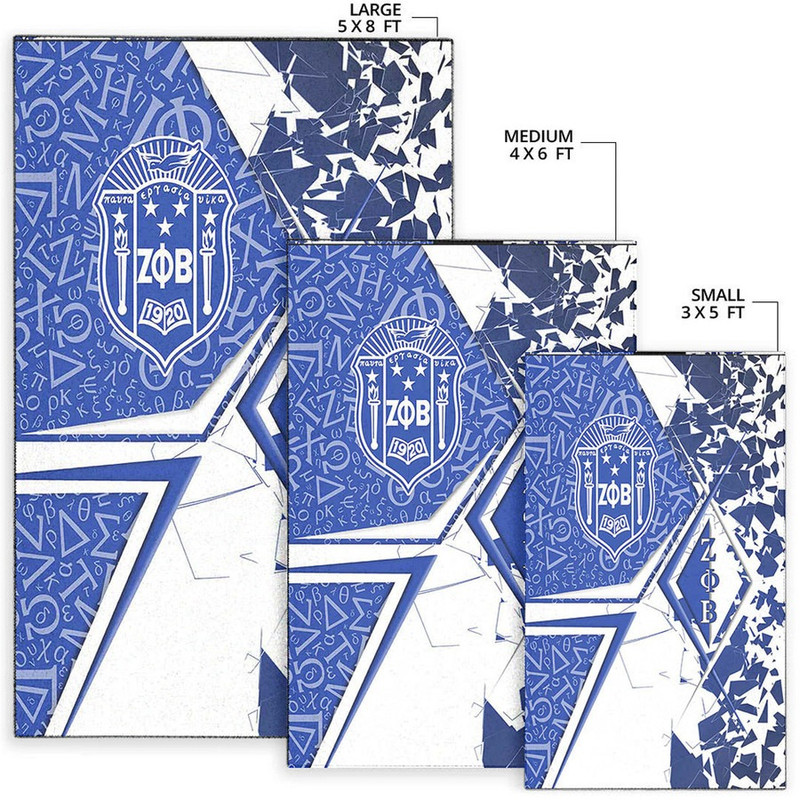 Zeta Phi Beta Legend Area Rug, Africa Area Rugs For Home