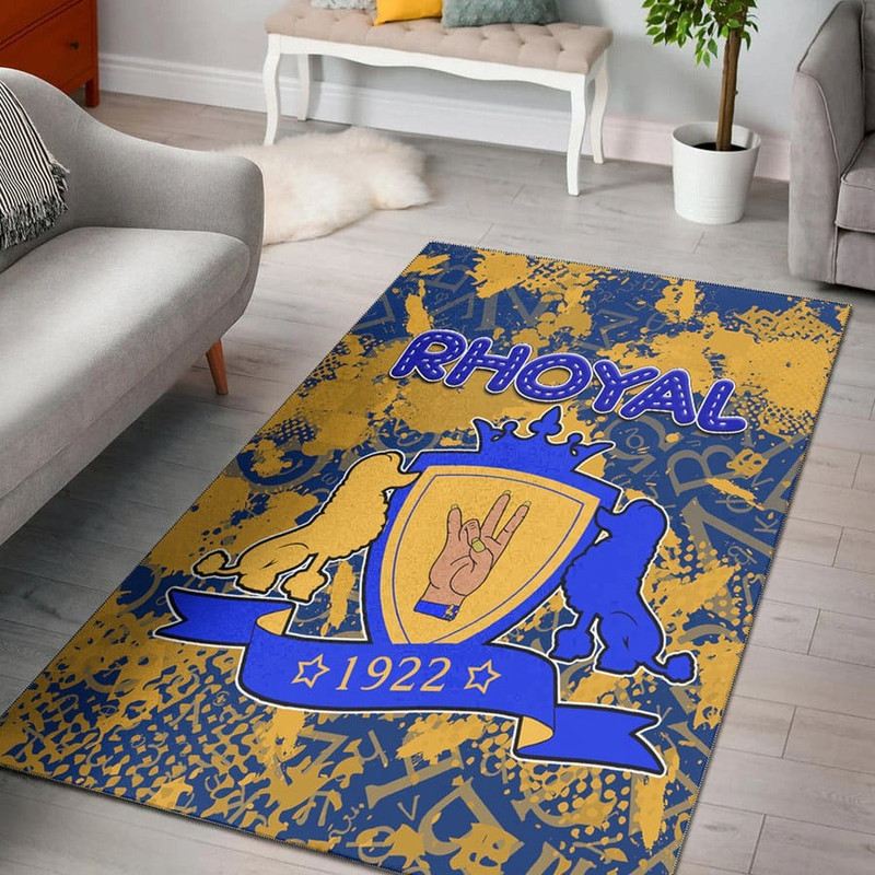 Sigma Gamma Rho Sport Style Area Rug, Africa Area Rugs For Home
