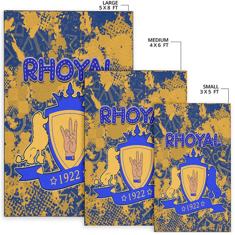 Sigma Gamma Rho Sport Style Area Rug, Africa Area Rugs For Home