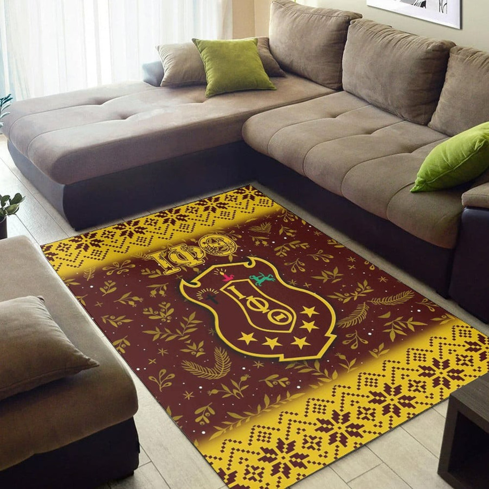 Iota Phi Theta Christmas Area Rug, Africa Area Rugs For Home