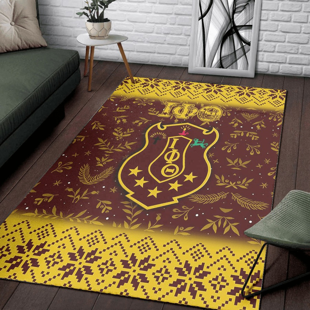 Iota Phi Theta Christmas Area Rug, Africa Area Rugs For Home