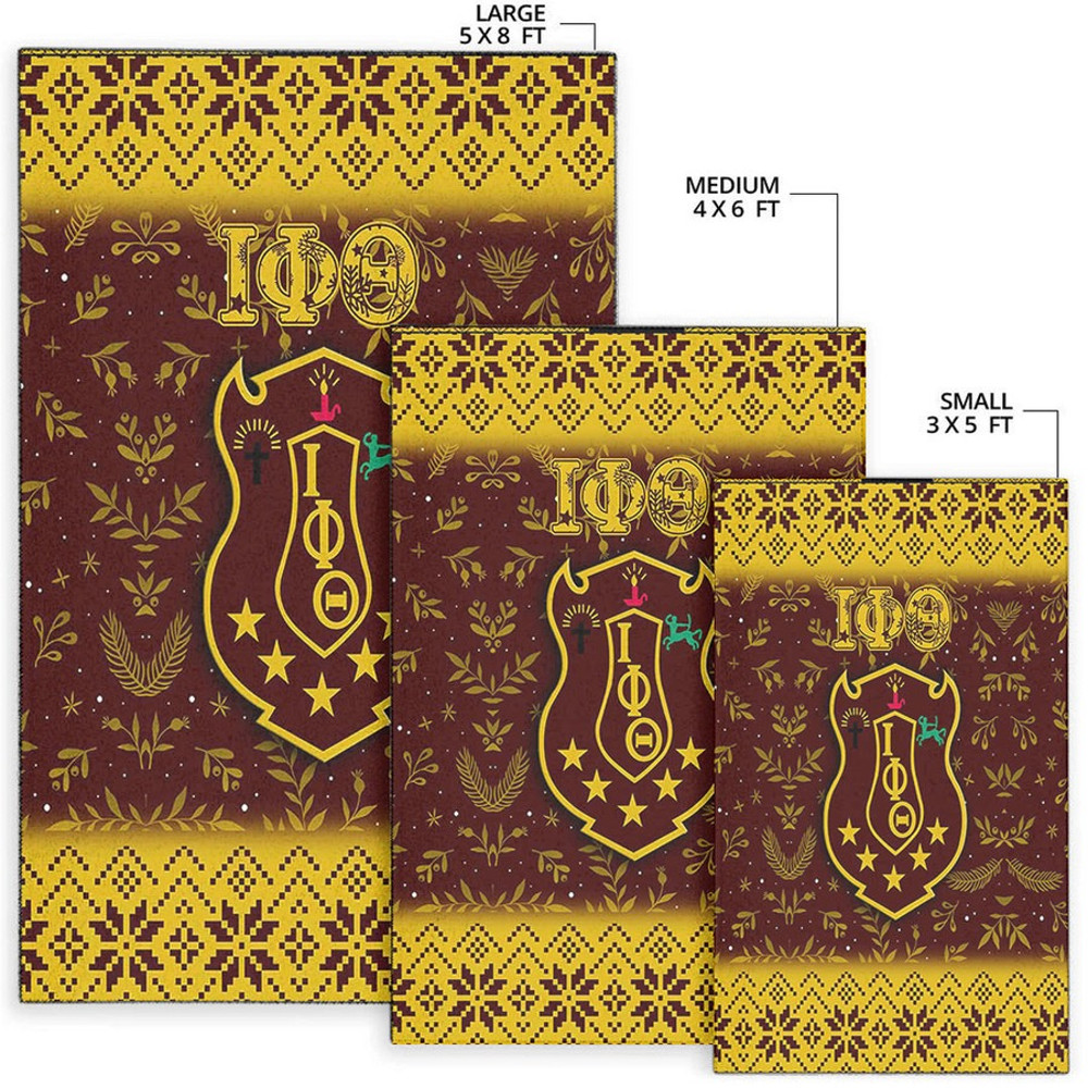 Iota Phi Theta Christmas Area Rug, Africa Area Rugs For Home