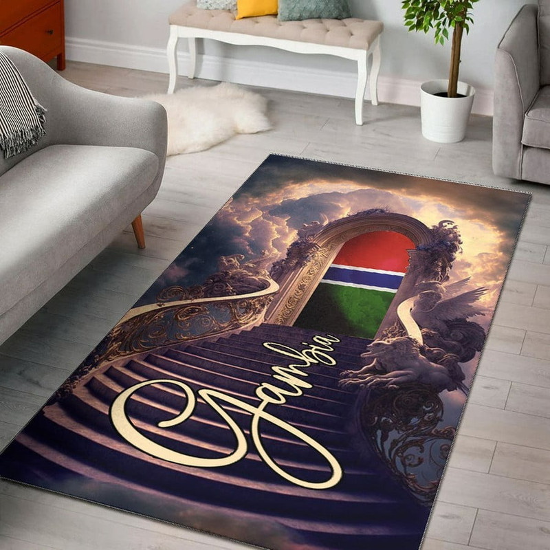 Gambia Heaven Area Rug Personalized Custom, Africa Area Rugs For Home