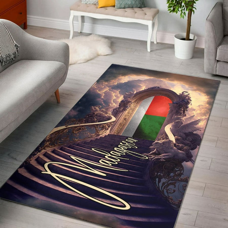 Madagascar Heaven Area Rug Personalized Custom, Africa Area Rugs For Home