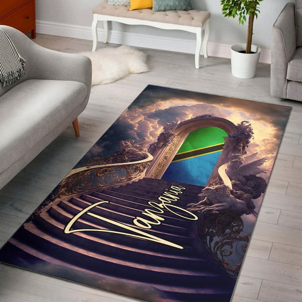 Tanzania Heaven Area Rug Personalized Custom, Africa Area Rugs For Home
