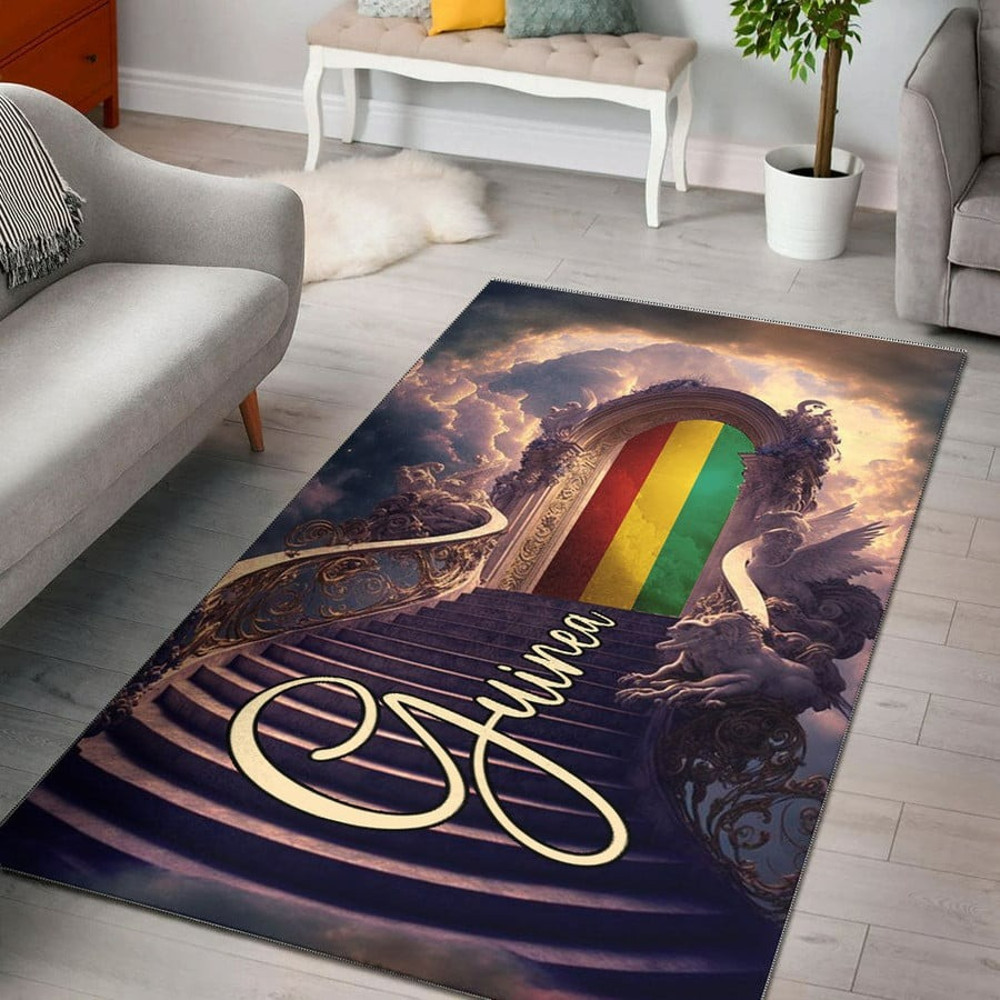 Guinea Heaven Area Rug Personalized Custom, Africa Area Rugs For Home