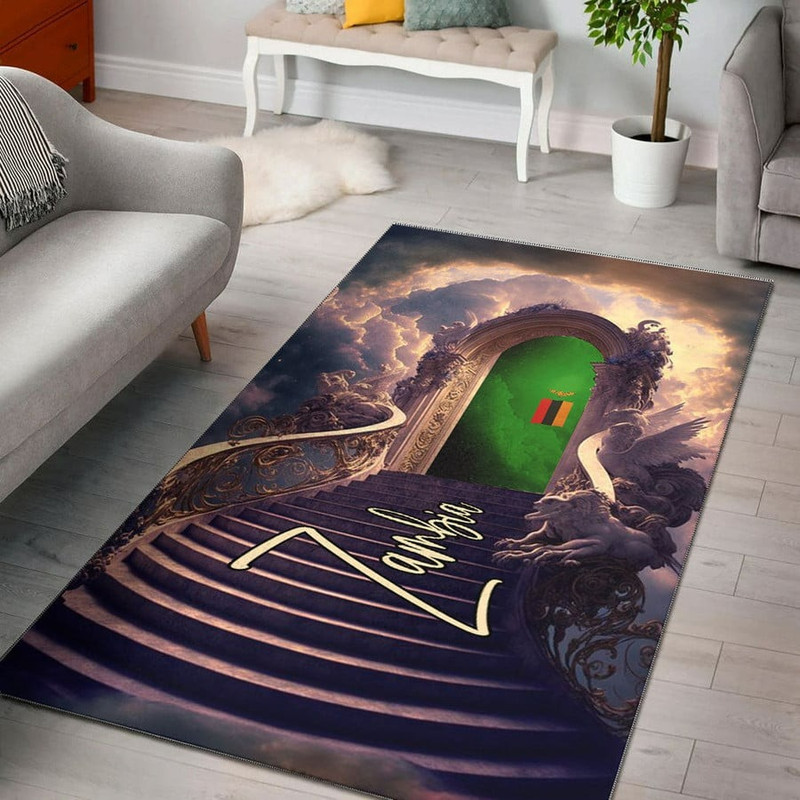Zambia Heaven Area Rug Personalized Custom, Africa Area Rugs For Home