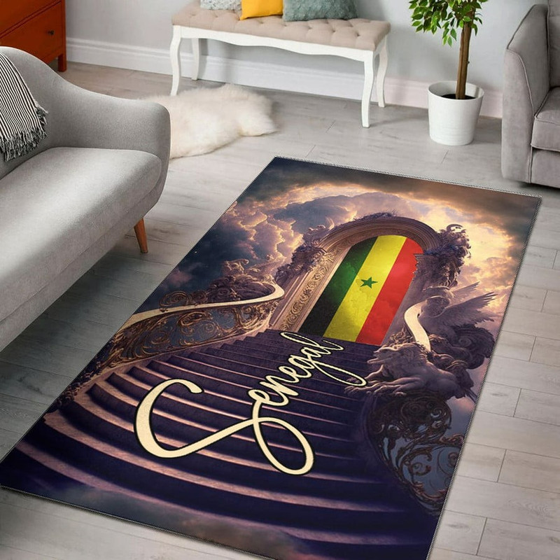 Senegal Heaven Area Rug Personalized Custom, Africa Area Rugs For Home