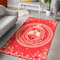 Delta Sigma Theta Floral Patern Area Rug, Africa Area Rugs For Home