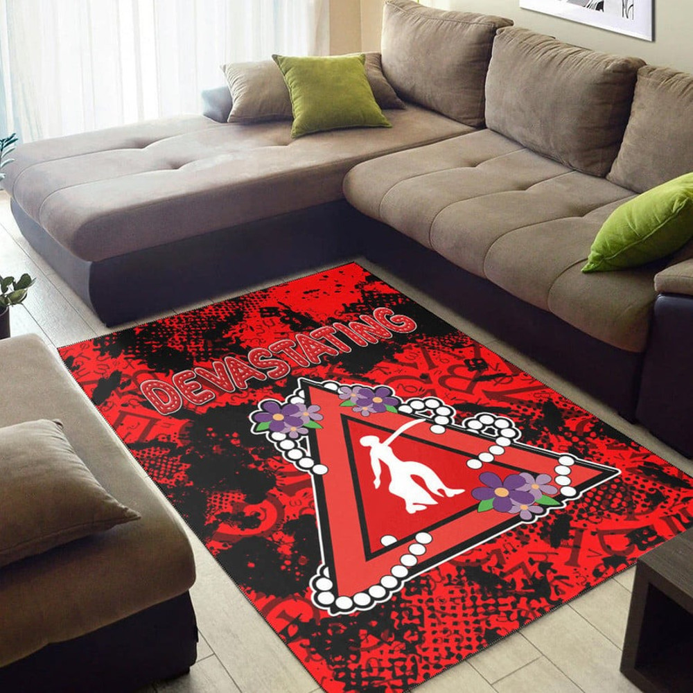 Delta Sigma Theta Sport Style Area Rug, Africa Area Rugs For Home