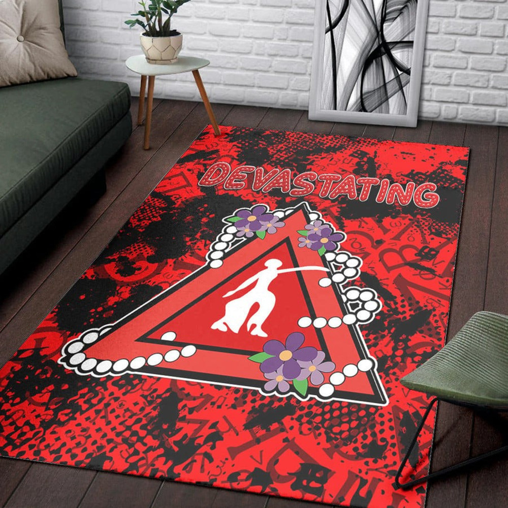 Delta Sigma Theta Sport Style Area Rug, Africa Area Rugs For Home