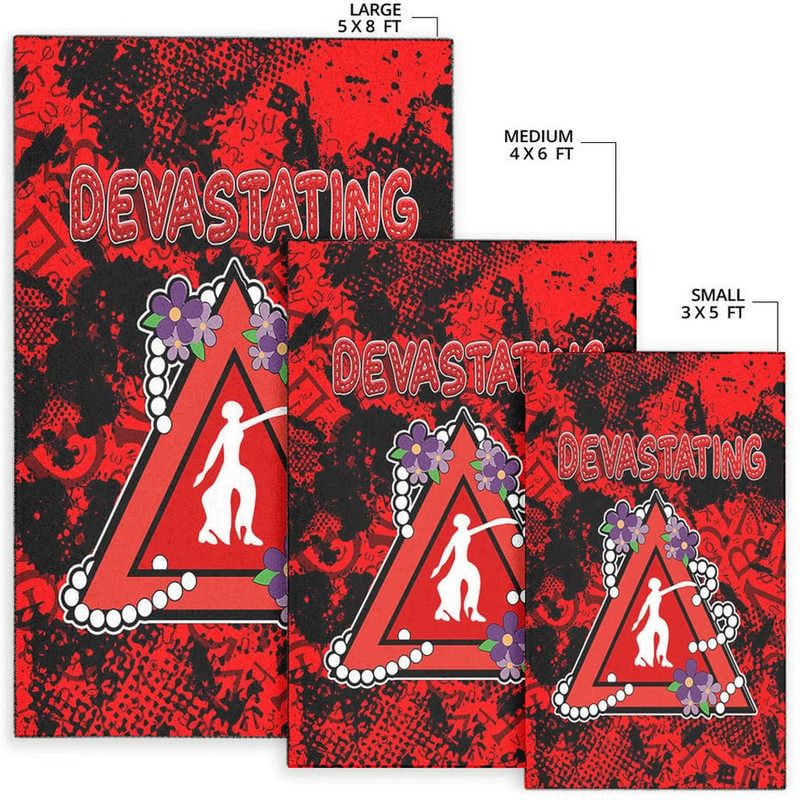 Delta Sigma Theta Sport Style Area Rug, Africa Area Rugs For Home