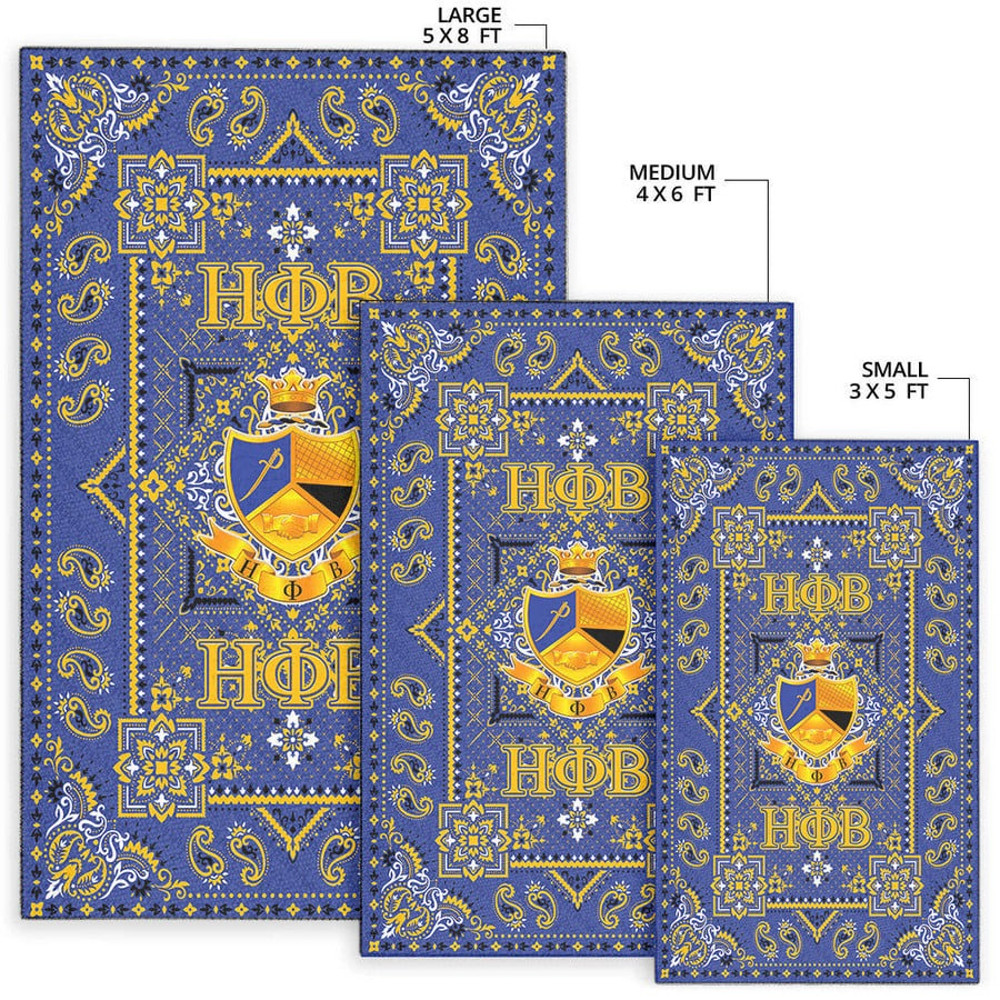 Eta Phi Beta Sorority Vintage Paisley Pattern, Africa Area Rugs For Home