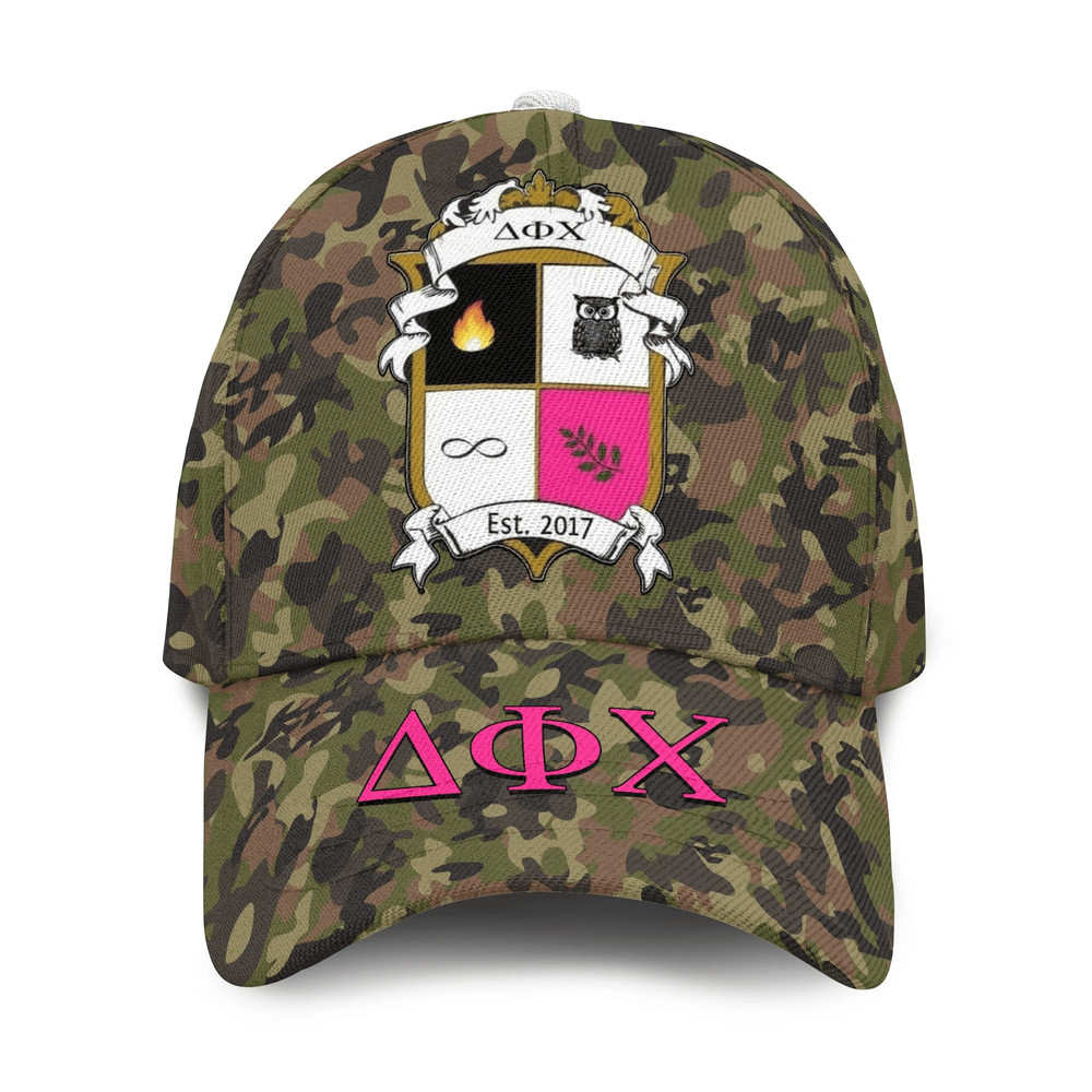 Delta Phi Chi Camo Classic Cap - Africa Caps For Men Women