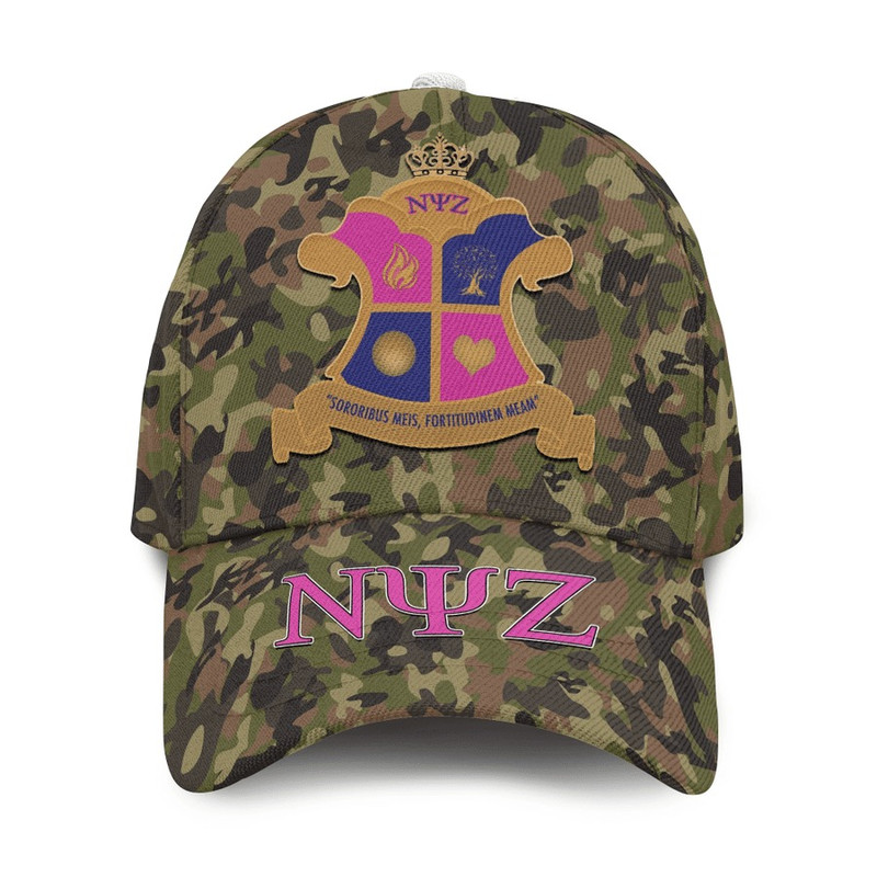 Nu Psi Zeta Camo Classic Cap - Africa Caps For Men Women