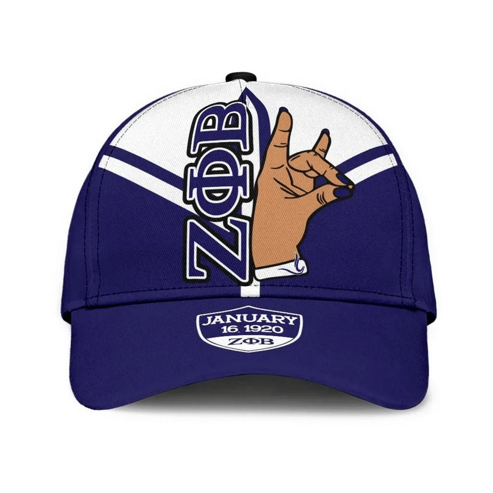 Zeta Phi Beta Hand Sign Caps - Africa Caps For Men Women