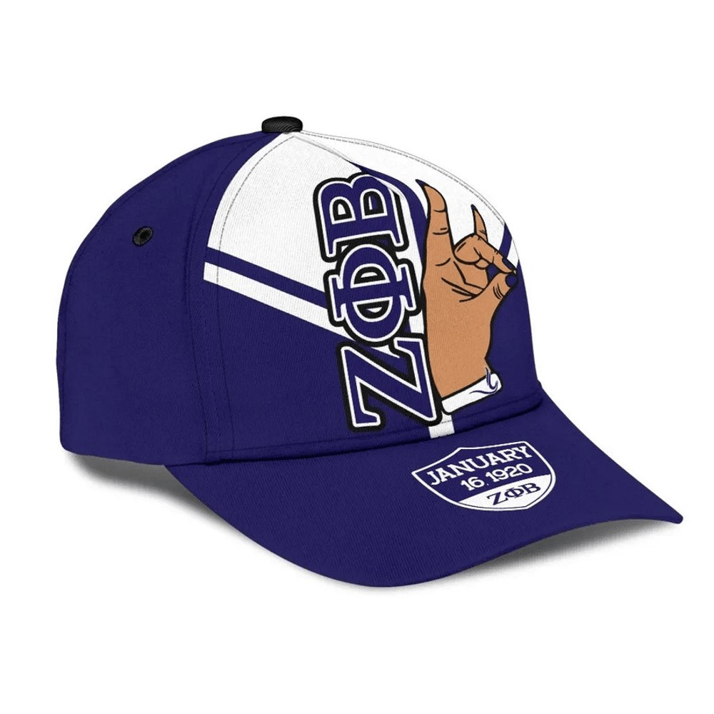 Zeta Phi Beta Hand Sign Caps - Africa Caps For Men Women