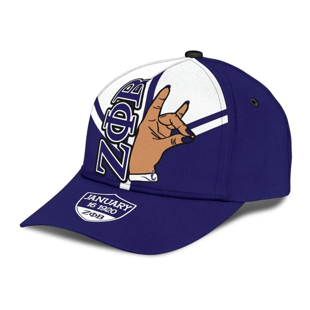 Zeta Phi Beta Hand Sign Caps - Africa Caps For Men Women