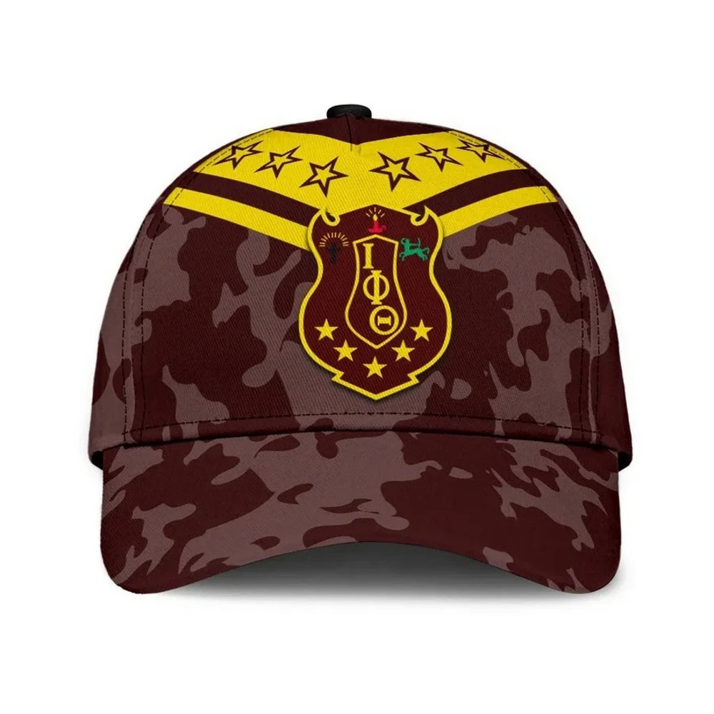 Iota Phi Theta Camouflage Caps - Africa Caps For Men Women