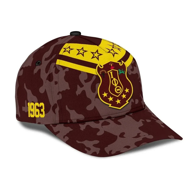 Iota Phi Theta Camouflage Caps - Africa Caps For Men Women