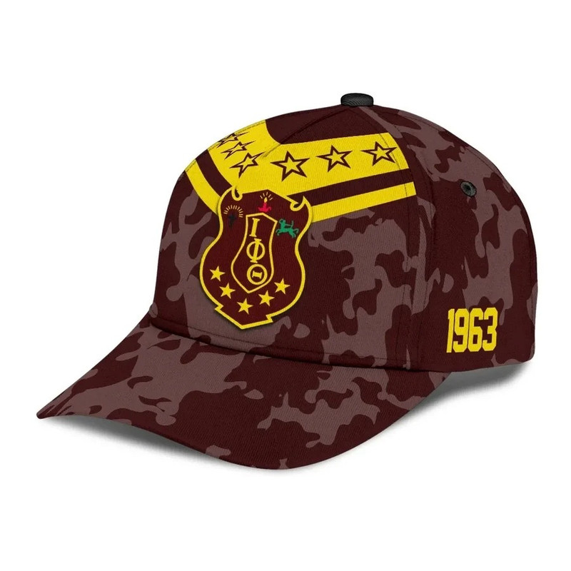 Iota Phi Theta Camouflage Caps - Africa Caps For Men Women