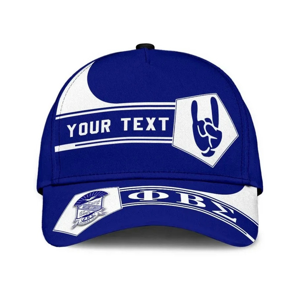 Personalised Phi Beta Sigma Simple Style Cap - Africa Caps For Men Women