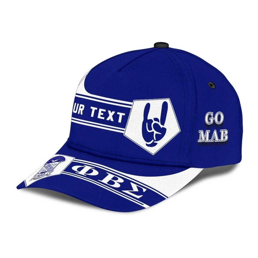Personalised Phi Beta Sigma Simple Style Cap - Africa Caps For Men Women