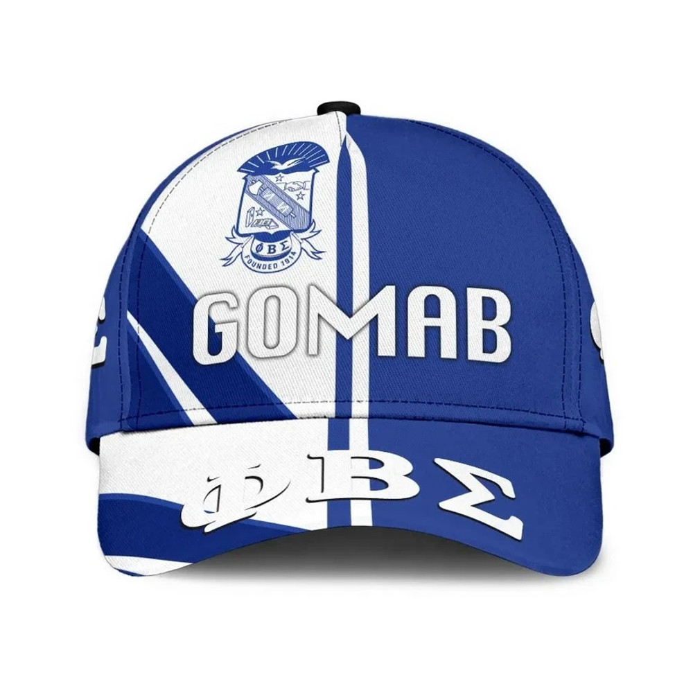 Phi Beta Sigma PBS Half Concept Cap - Africa Caps For Men Women