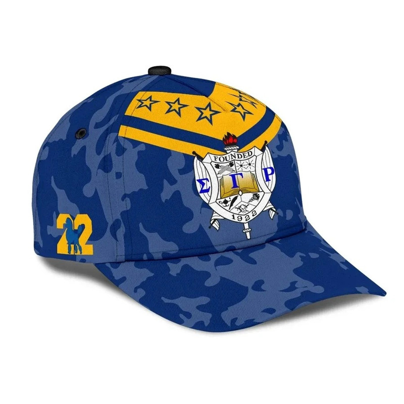 Sigma Gamma Rho Camouflage Caps - Africa Caps For Men Women