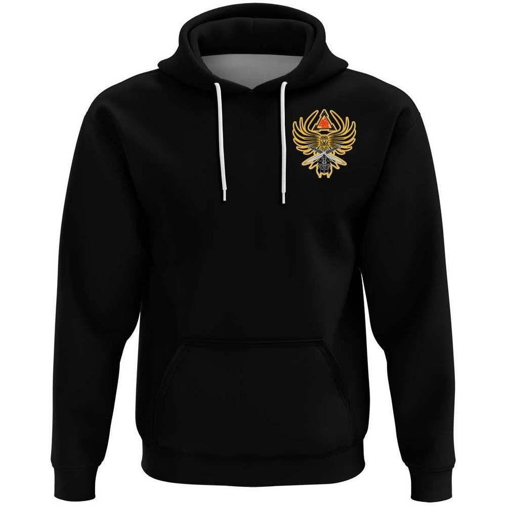 Viking A Helmet Of The And Two Swords Valknut Hoodie Viking Hoodie For Men Women