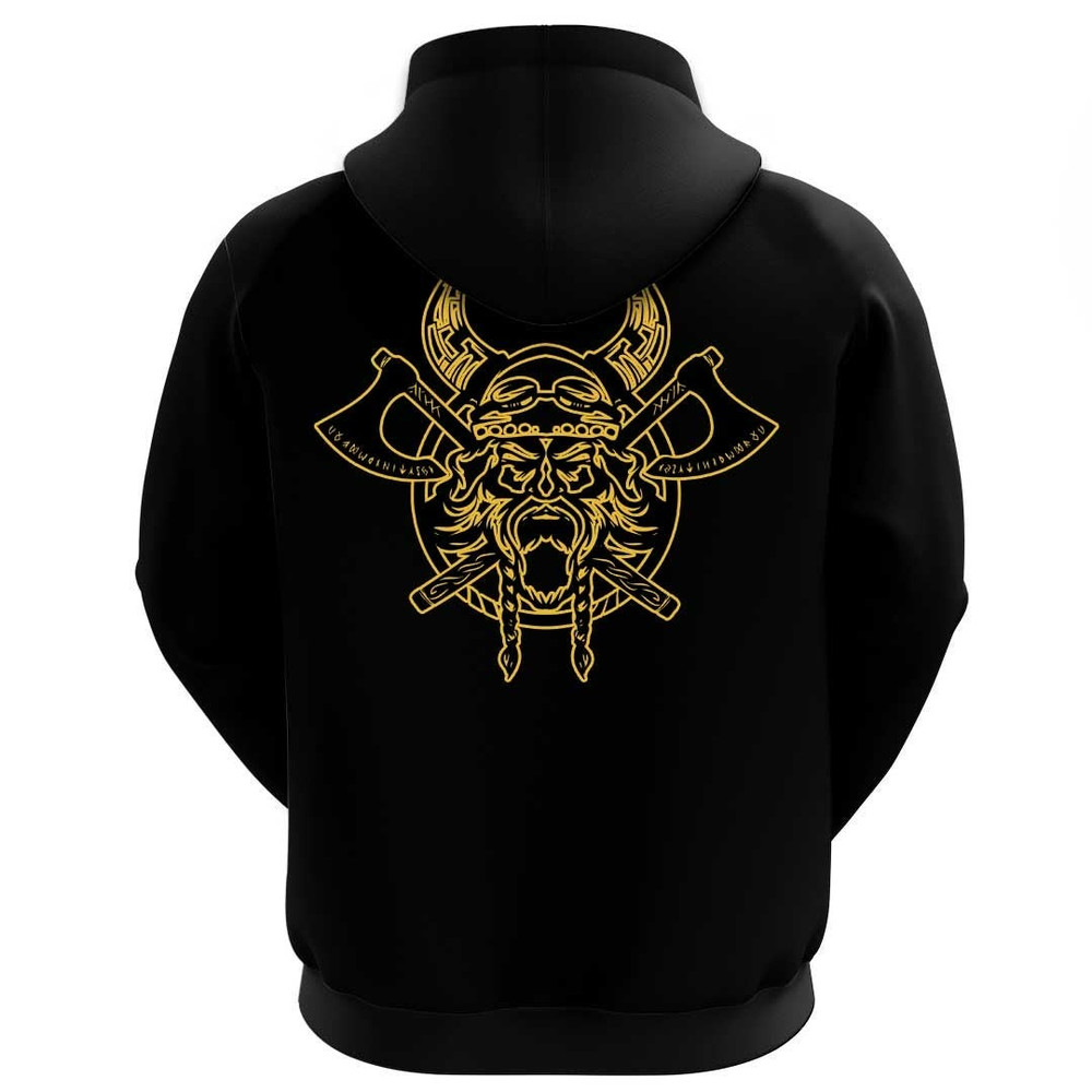 Viking A On A White Background Hoodie Viking Hoodie For Men Women