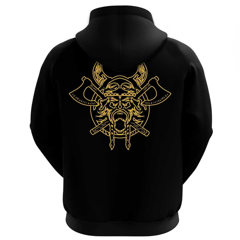 Viking A On A White Background Hoodie Viking Hoodie For Men Women